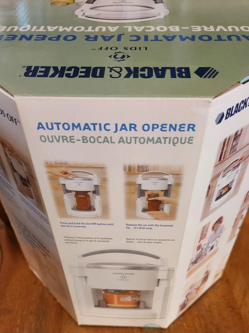 Black & Decker White and Gray Automatic Jar Opener - Countertop Model